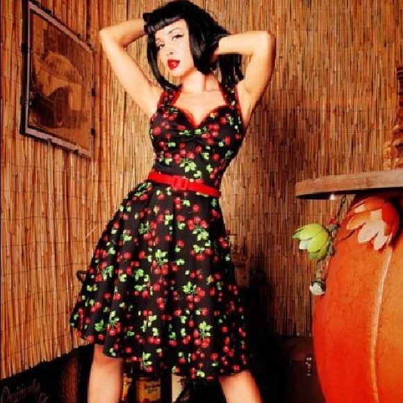 Pinup Couture Dresses & Skirts - Pinup Couture Black Cherry Heidi Dress